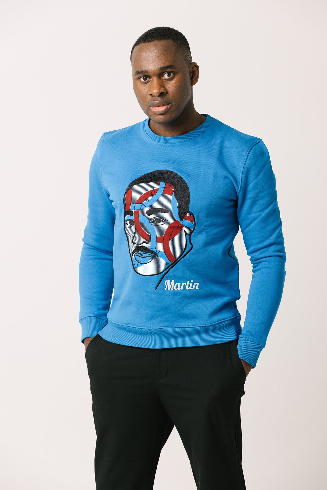 Sweat Martin LUTHER KING - Unisexe - Bleu