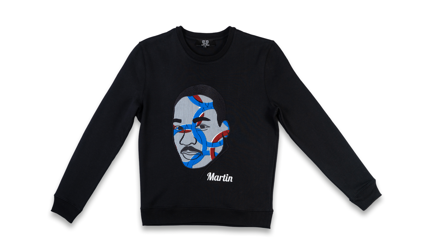 Sweat Martin LUTHER KING - Unisexe - Noir