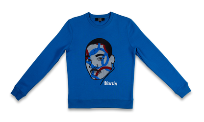 Sweat Martin LUTHER KING - Unisexe - Bleu