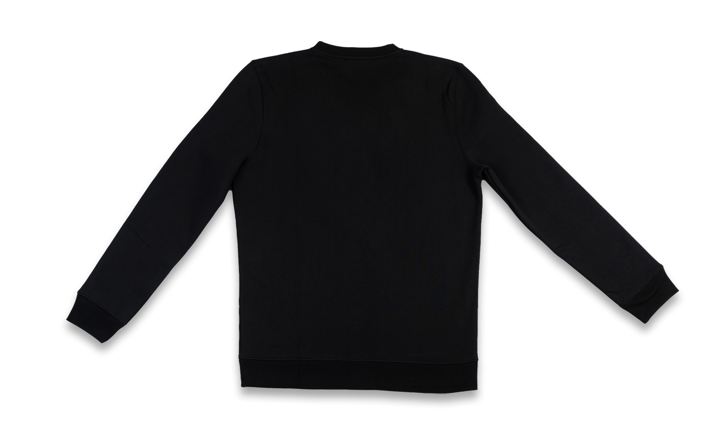 Sweat col V - Homme - Noir
