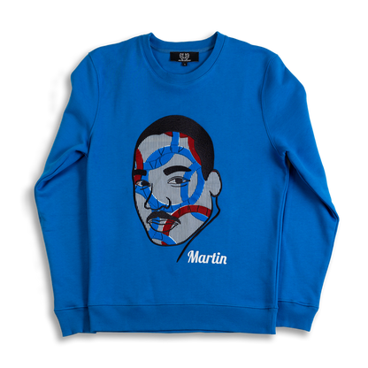 Sweat Martin LUTHER KING - Unisexe - Bleu