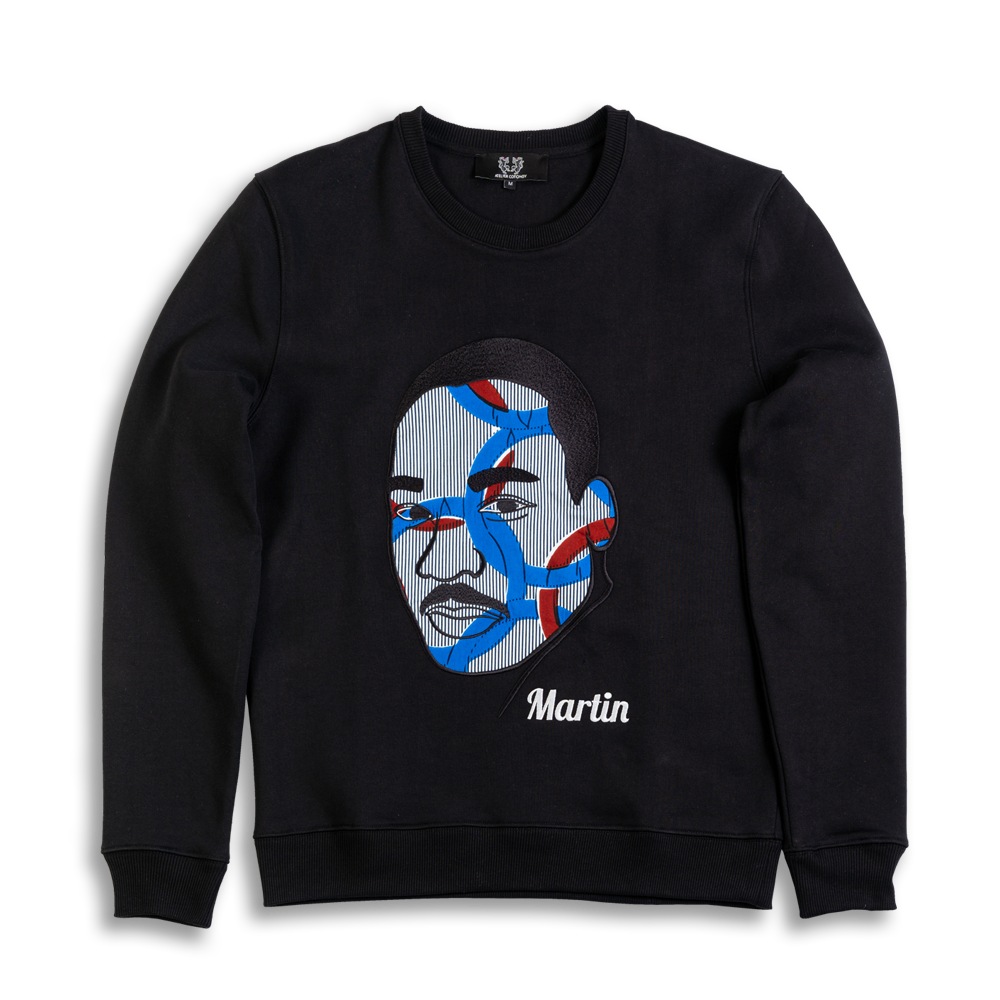 Sweat Martin LUTHER KING - Unisexe - Noir